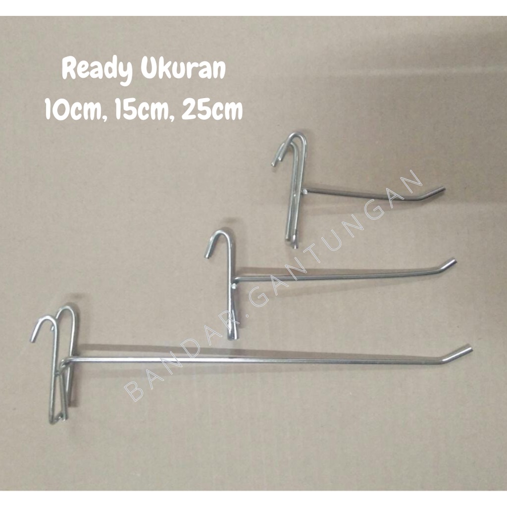 Jual Hook Stik Ram Cantolan Ram 10 Cm Cantelan Aksesoris Display