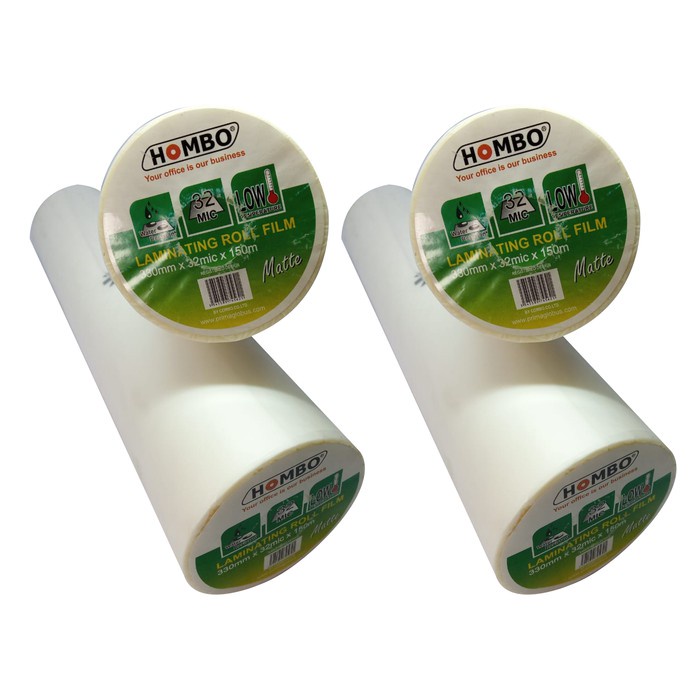 Jual Hombo Plastik Laminating Roll Matte Mm X Mic X M Shopee