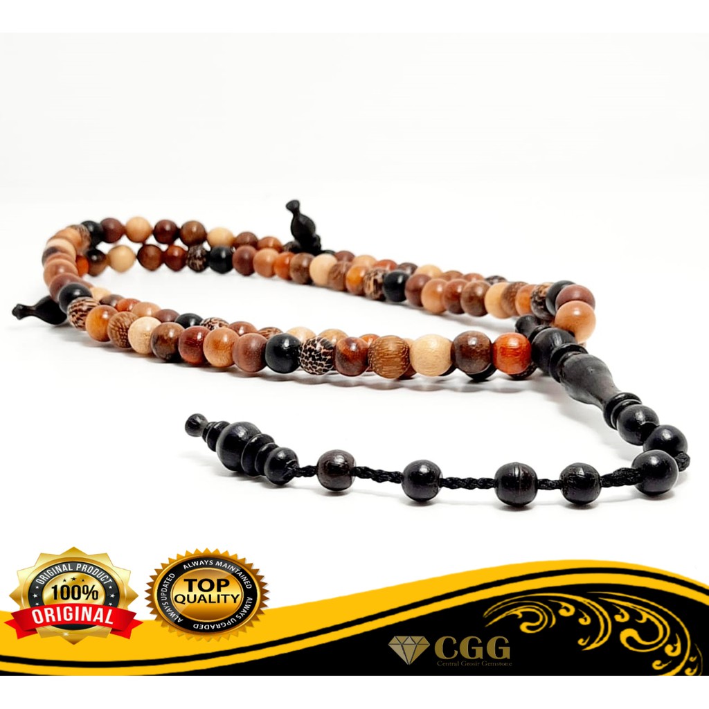 Jual Tasbih Kombinasi 8 Jenis Kayu Asli Original Shopee Indonesia