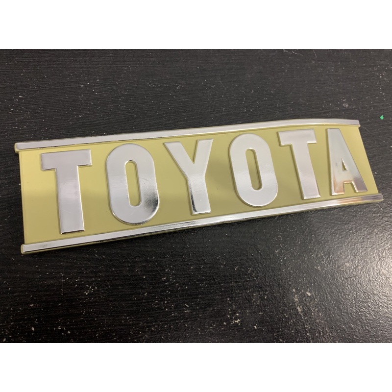 Jual Emblem Bagasi Belakang Tulisan Toyota Hardtop Land Cruiser Fj