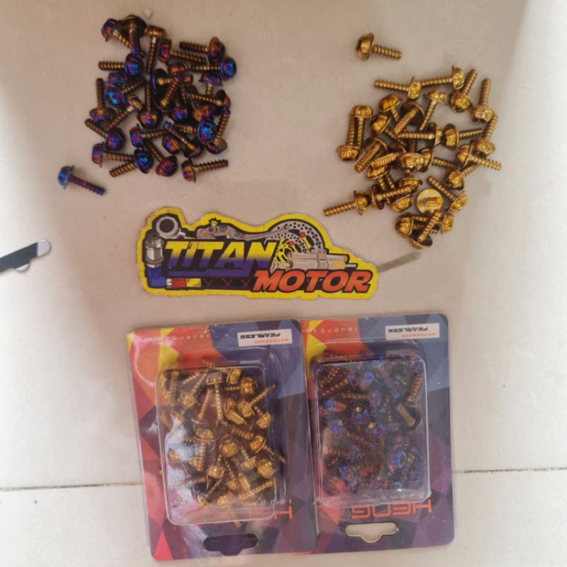 Jual Harga Biji Baut Body Probolt Heng Model Flower Honda Dan Yamaha