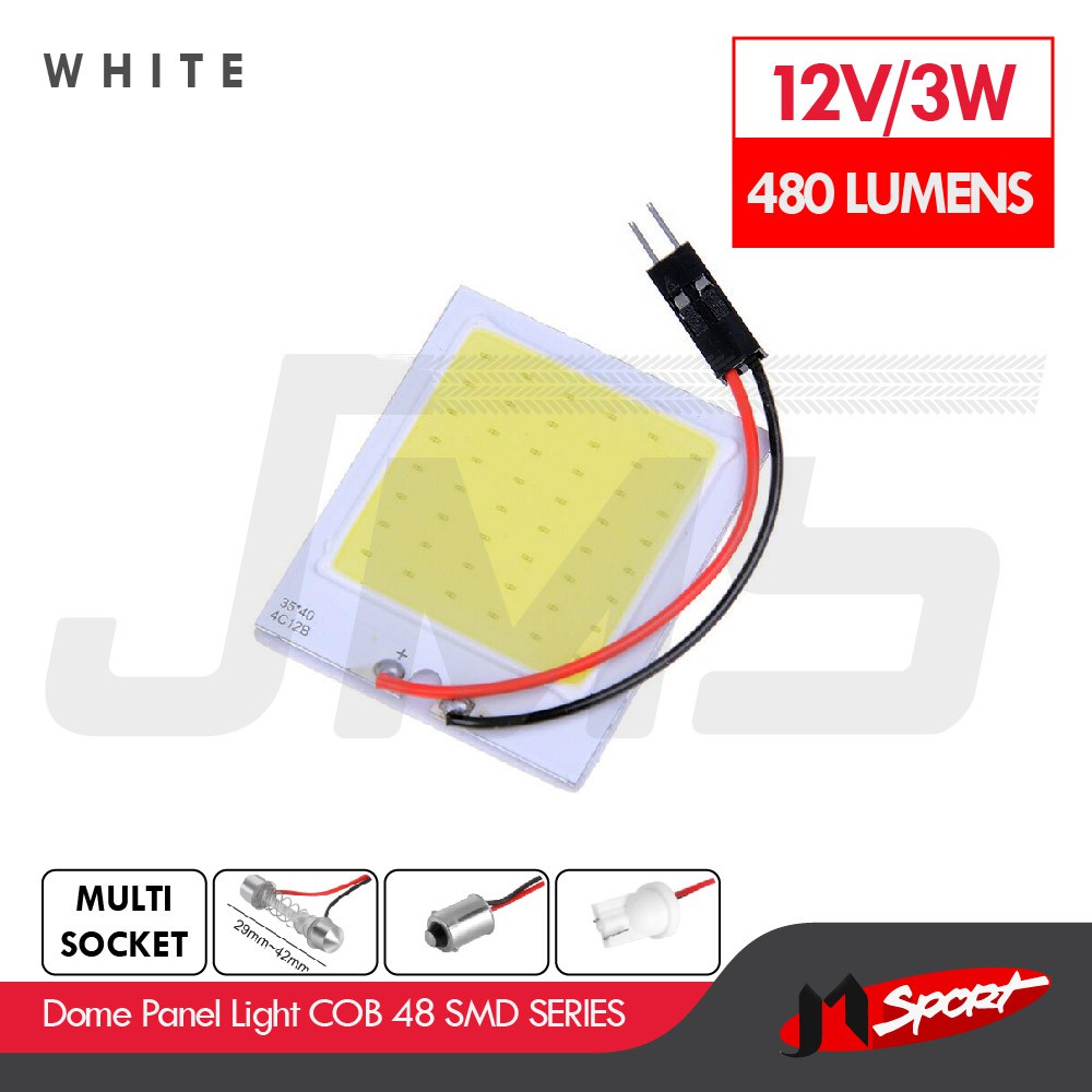 Jual Lampu Led Mobil Kabin Plafon Festoon Double Wedge Dome Panel