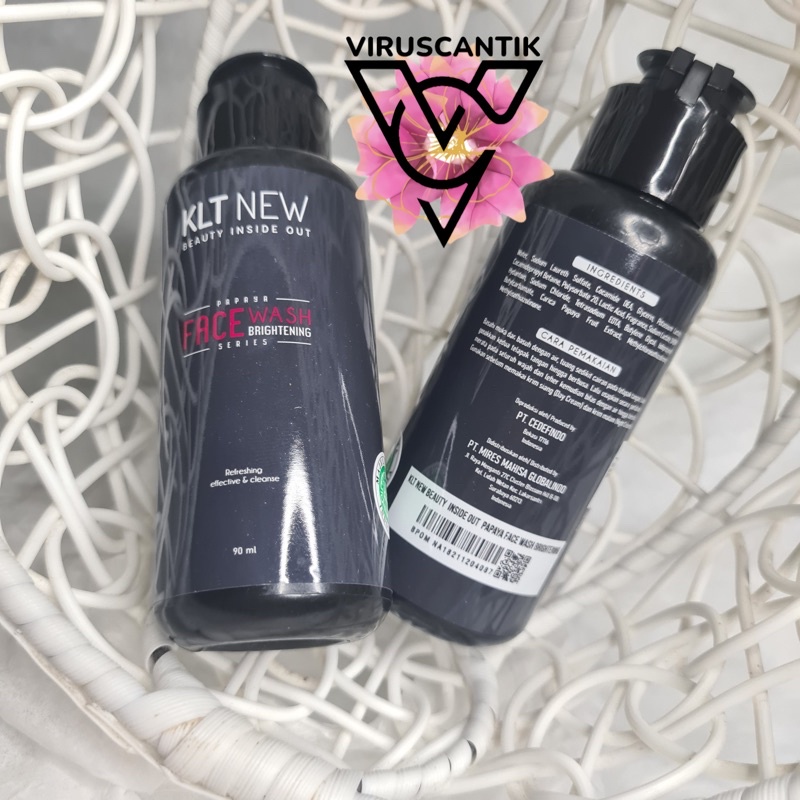 Jual Klt New Facewash Sabun Muka Black Series Original Shopee Indonesia