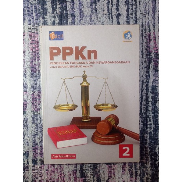 Jual Buku Ppkn Kelas Sma Ma Grafindo Kurikulum Revisi Bekas