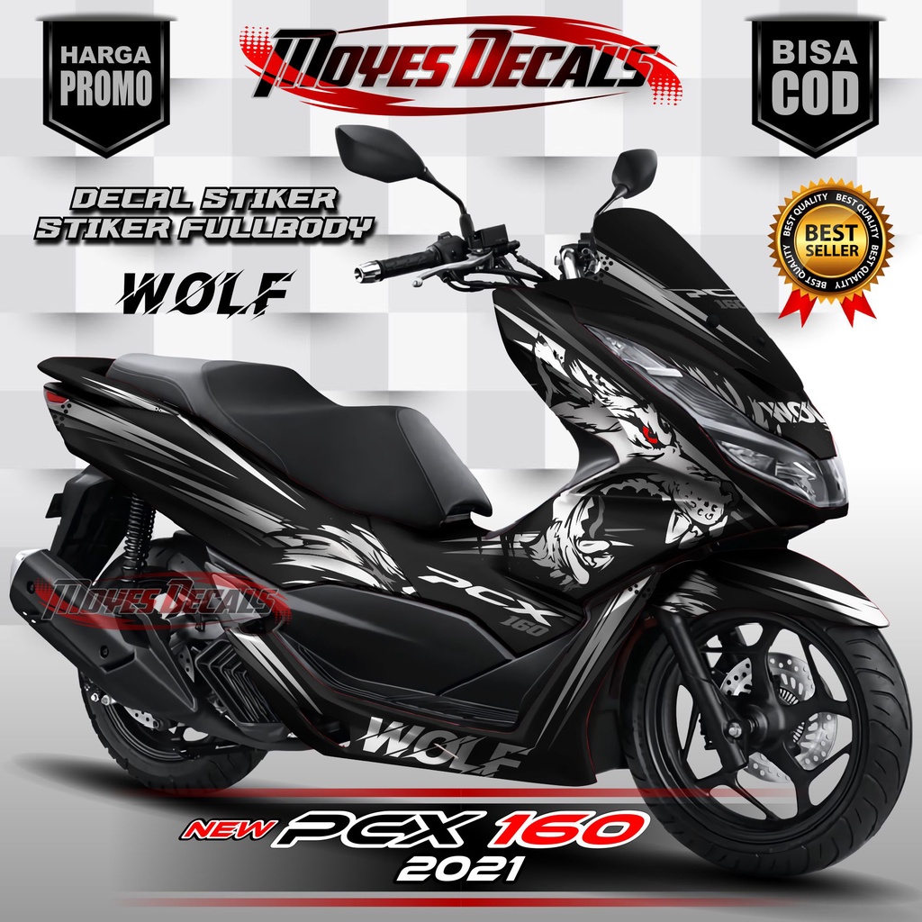 Jual Decal PCX 160 Full Body Honda Motor Pcx 160 Full Body Srigala