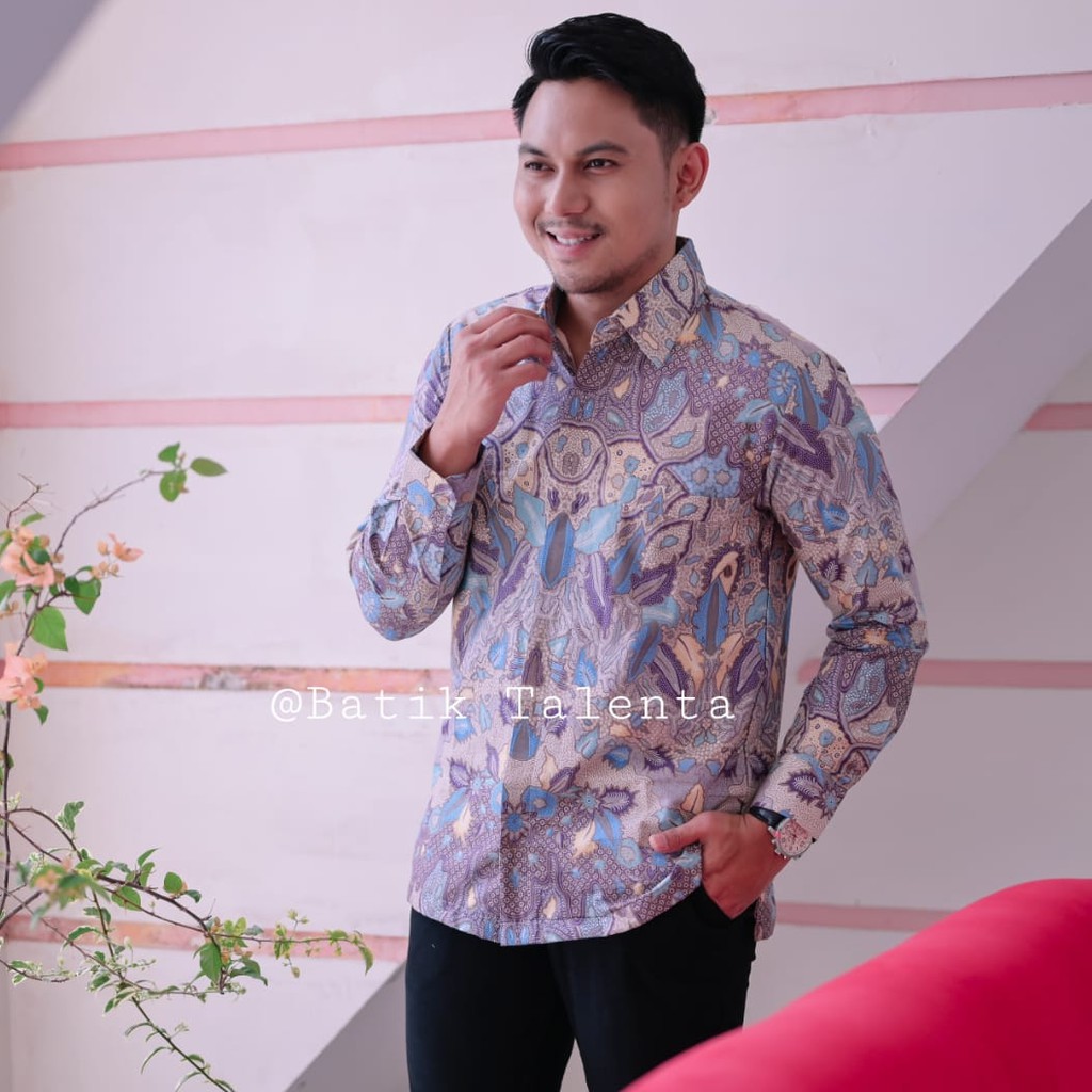 Jual New Arrival Batik Kemeja Slimfit Pria Baju Batik Cowok Lengan