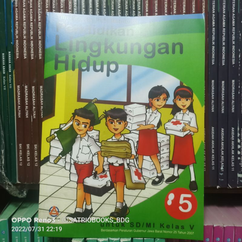 Jual BUKU PENDIDIKAN LINGKUNGAN HIDUP KELAS 5 TIM PENULIS PLH BANDUNG