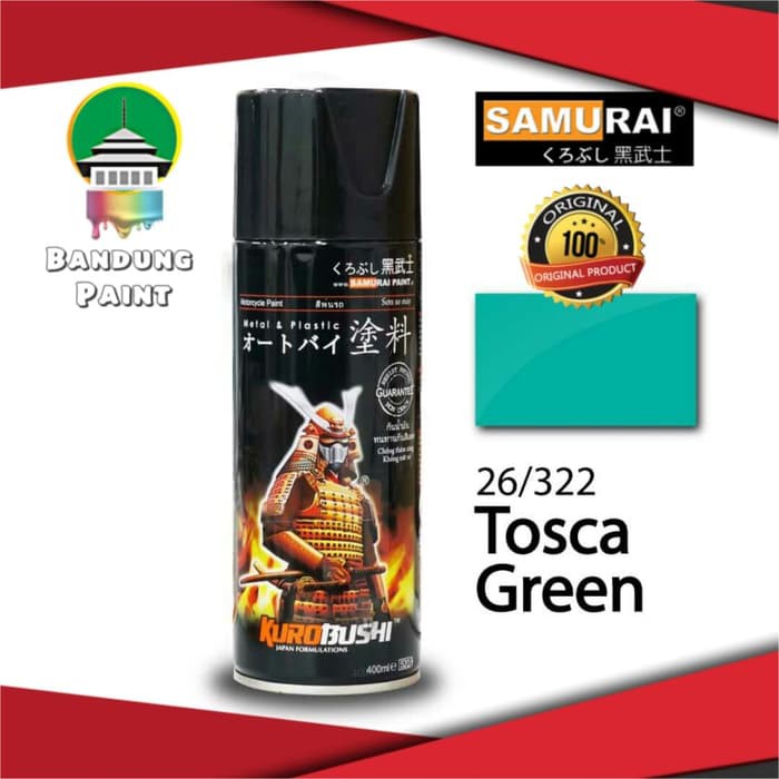 Jual Samurai Paint 322 Tosca Green Cat Semprot Pylox Helm Motor Gundam