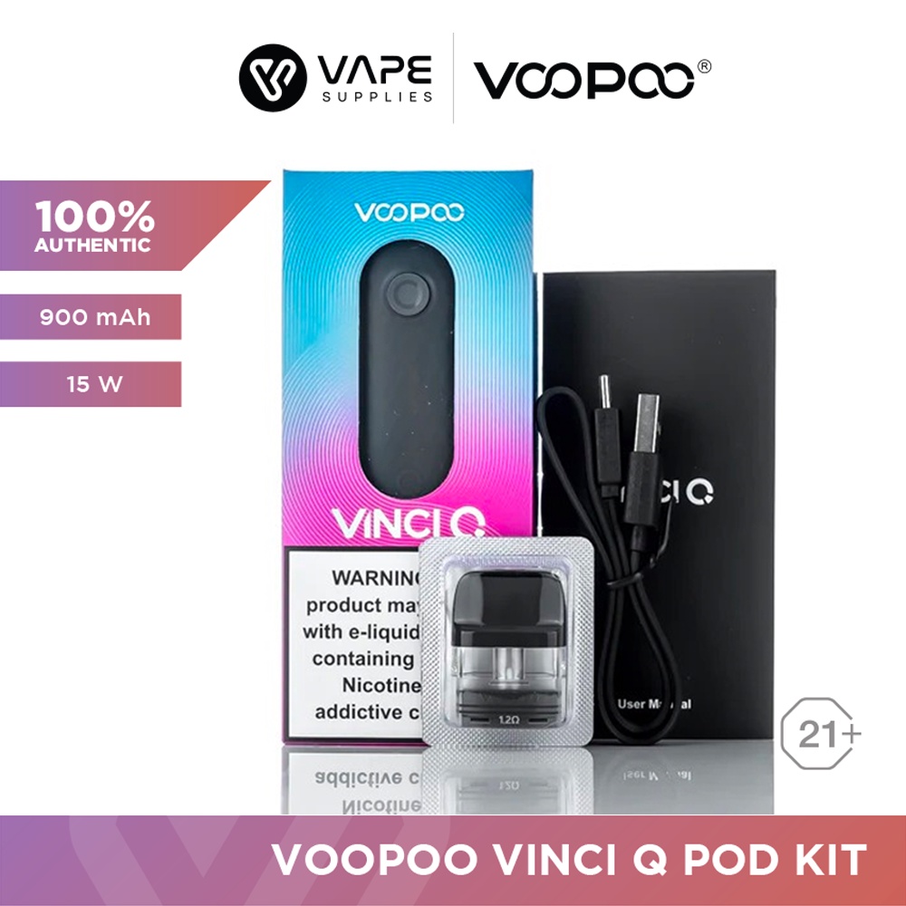 Jual Voopoo Vinci Q Pod Kit 15W 900mAh Authentic By Voopoo Shopee