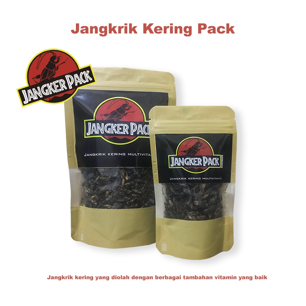 Jual Jangker Pack Jangkrik Kering Pakan Reptil Dan Ikan Predator