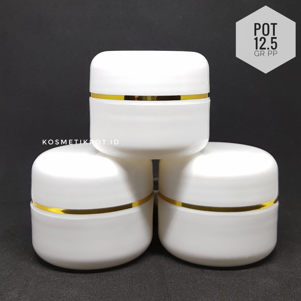 Jual Pot Cream 12 5 Gr Putih Gading Paket Sampel Isi 10 Shopee