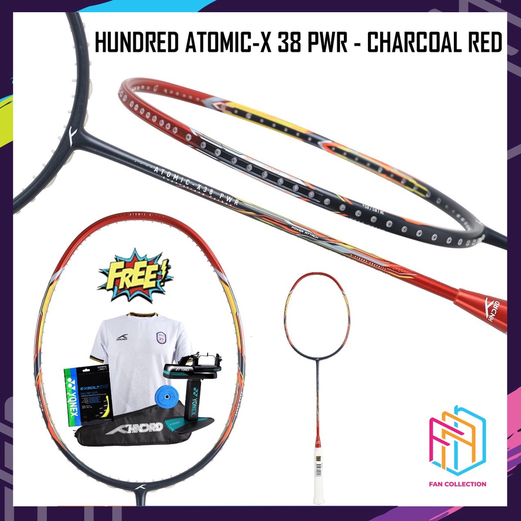 Jual Hundred Raket Atomic X Power Raket Badminton Original Shopee