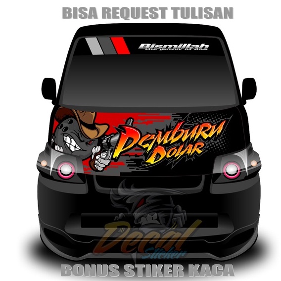 Jual Stiker Kabin Mobil Pick Up Grandmax Suzuki New Carry L Carry