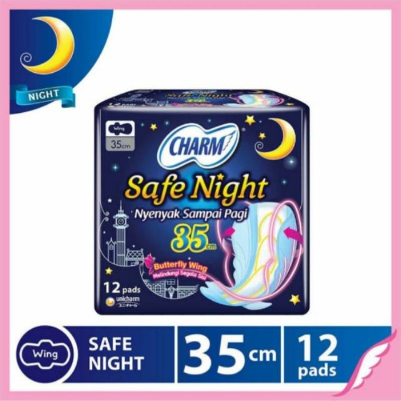 Jual Charm Safe Night Cm Pads Shopee Indonesia