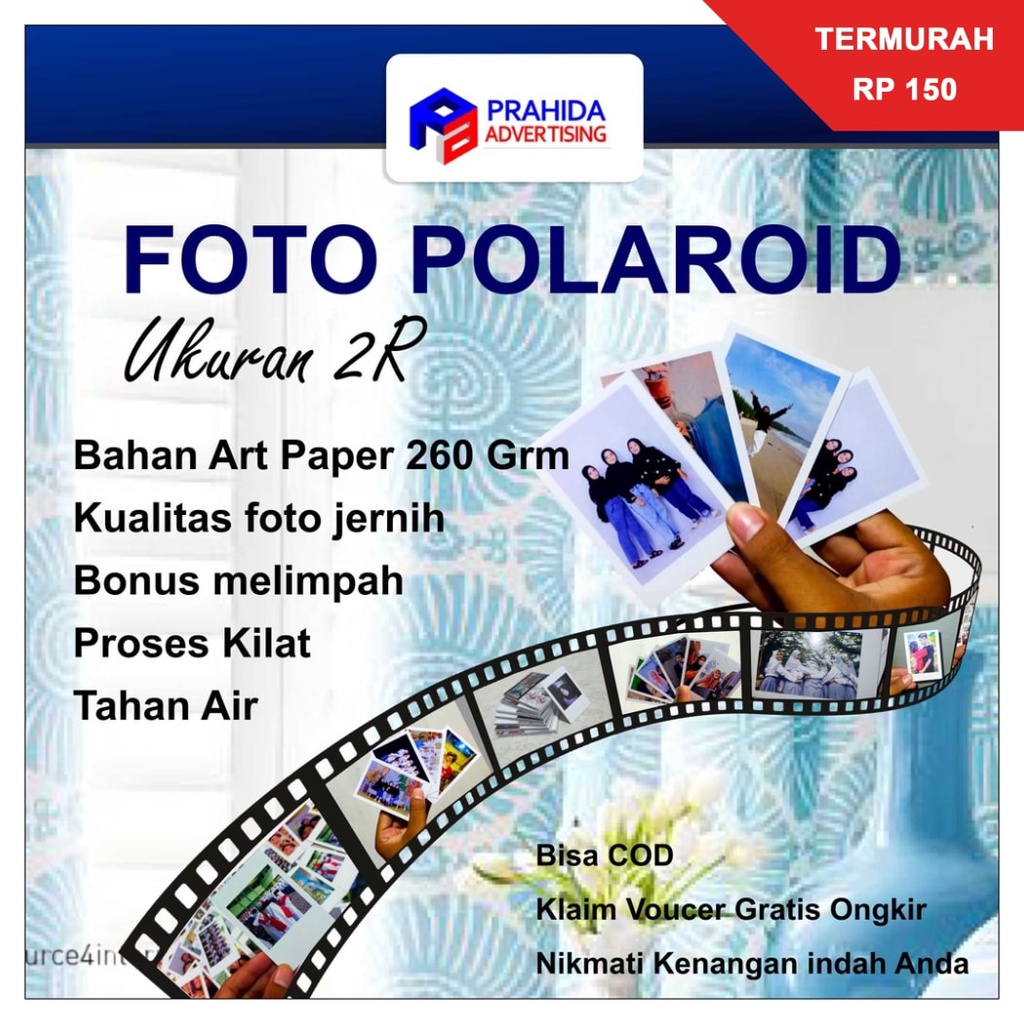 Jual Cetak Foto Polaroid R Banyak Bonus Bingkai Macam Macam Icetak