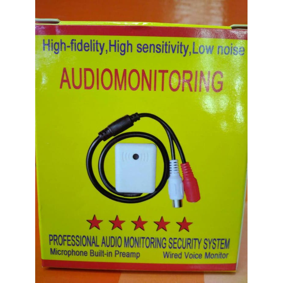 Jual Speaker Ngebass Mix Cctv Audiomonitoring Microphone Penyadap