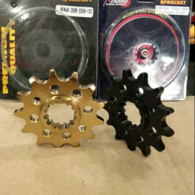 Jual Gear Gir Depan Ninja 250 Klx 250 Xtream 520 13t 15t Shopee Indonesia