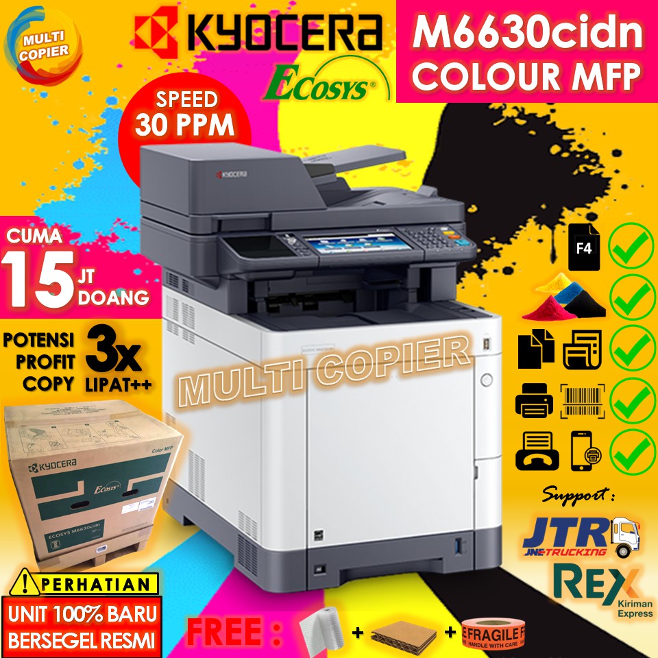 Jual Mesin Fotocopy Warna Kyocera Ecosys M6630Cidn Terlaris Termurah