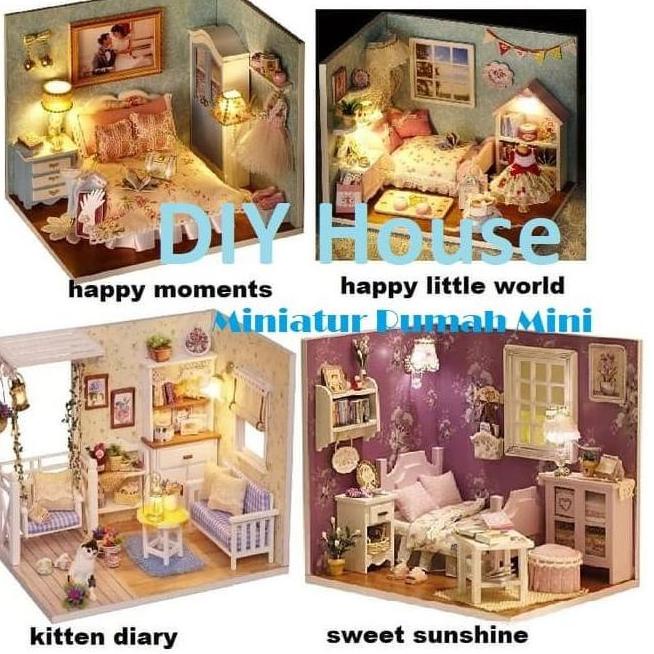 Jual Diy Miniatur Rumah Mini Diy Miniature House Doll House Rumah