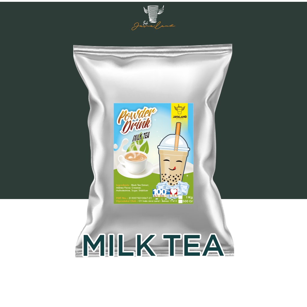 Jual Javaland Bubuk Minuman Rasa Milk Tea Teh Susu 1Kg Regular