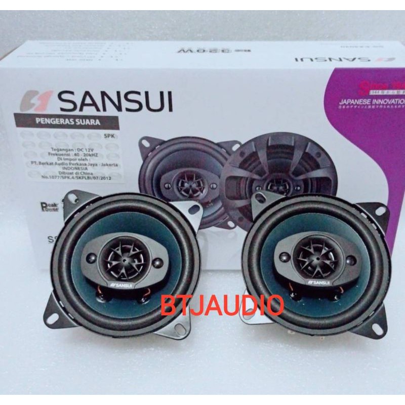 Jual Speaker Mobil Model Coaxial Way Merk Sansui Ukuran Inch