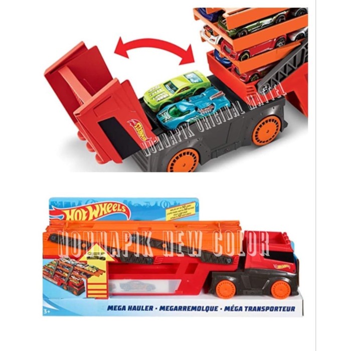 Jual Ds0222V Hot Wheels 50Th Anniversary Mega Hauler Truck Holds Up To