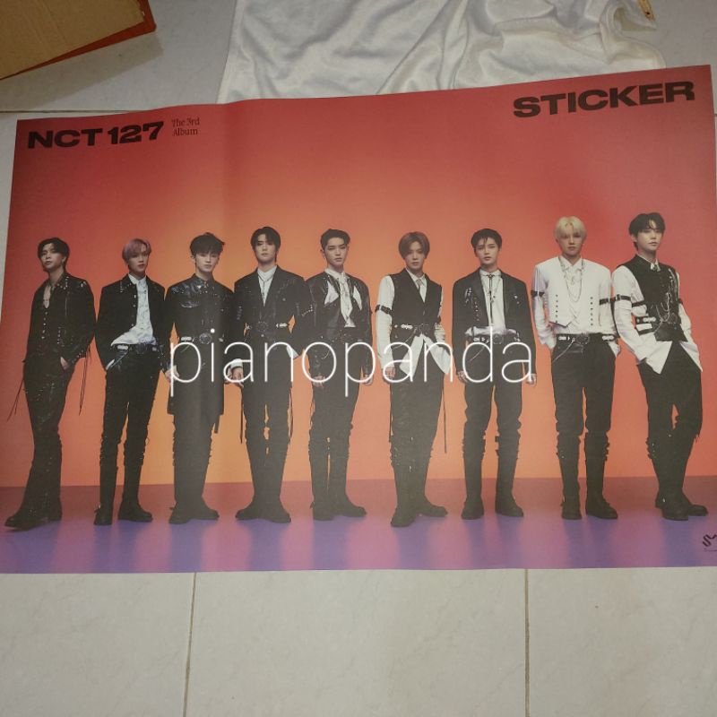 Jual Official Poster Only Nct Sticker Seoul City Ver Jewel Case