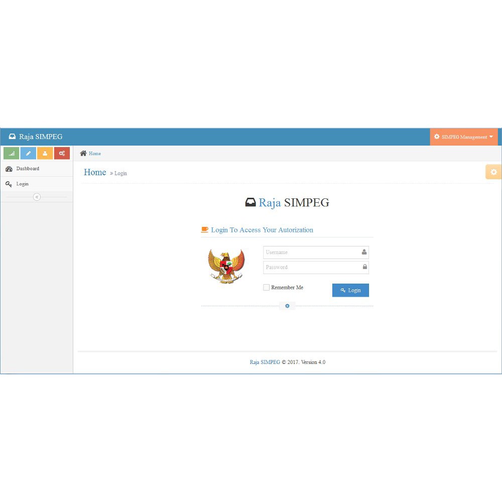Jual Aplikasi SIMPEG Ver 4 0 Manajemen Kepegawaian Online Shopee