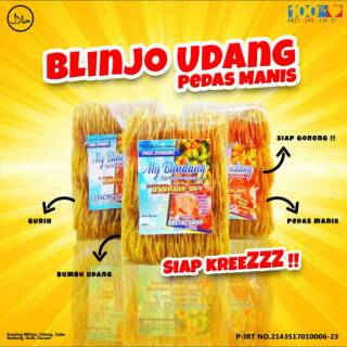 Jual Emping Blinjo Udang Special Pedas Manis Mentah Kripik Mlinjo