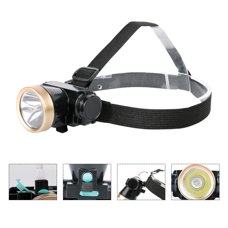 Jual LED Senter Kepala 500 1000 Meter Super Terang Headlamp Lampu