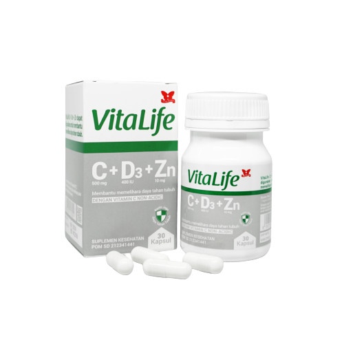 Jual VITALIFE MULTIVITAMIN VITAMIN C D3 ZINC Shopee Indonesia