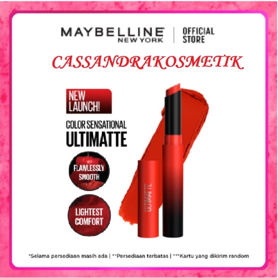 Jual Maybelline Color Sensational Ultimatte Slim Lipstick Maybelline X