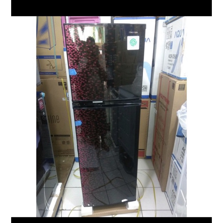 Jual Promo Kulkas Pintu Sharp Mg Glass Door Low Watt Shopee