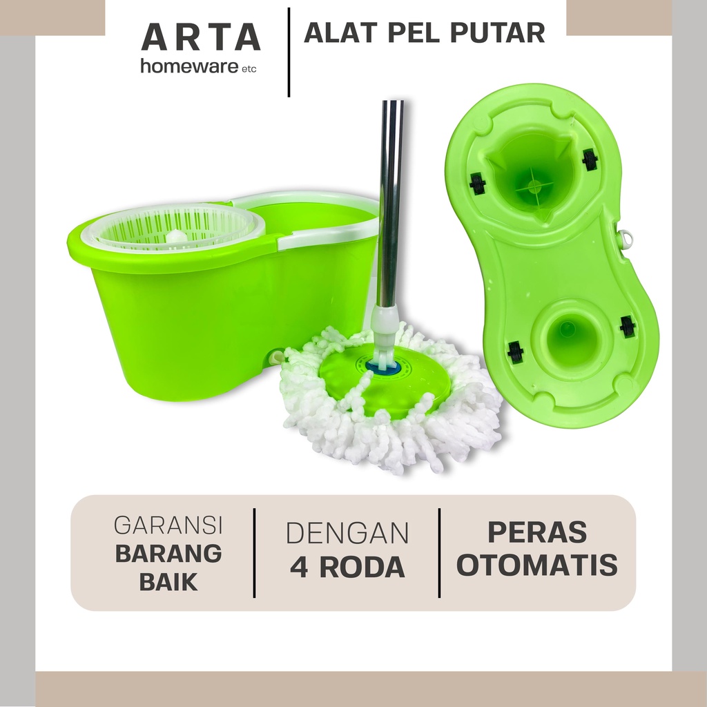 Jual Alat Pel Putar Lantai Ultra Mop Putar Otomatis Dan Praktis