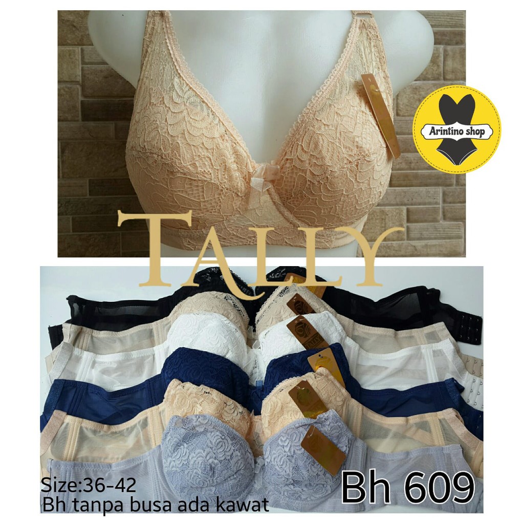 Jual Bh Bra Tally Cup B Renda Brukat Bra Tanpa Busa