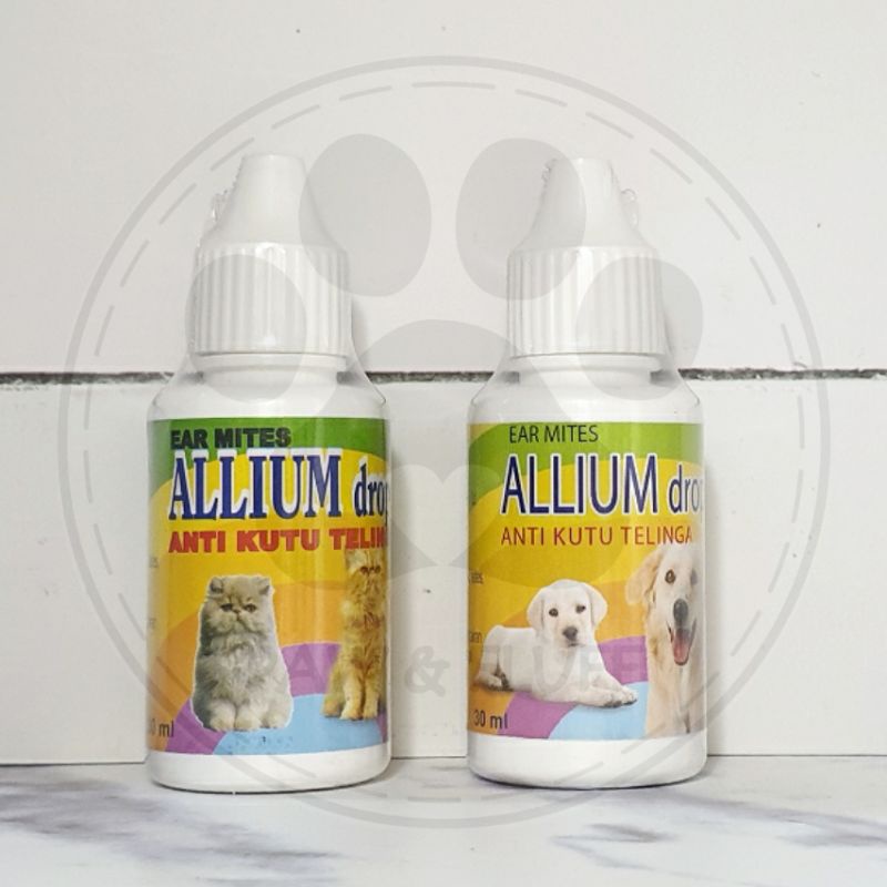 Jual ALLIUM Drop Obat Tetes Telinga Anti Ear Mites Tungau Kucing Anjing