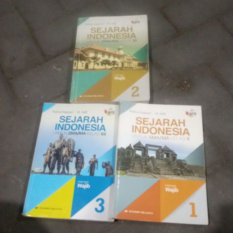 Jual Sejarah Indonesia Kelas Sma Erlangga Original Shopee Indonesia