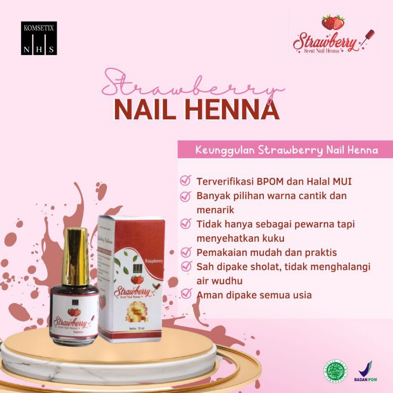 Jual Henna Kuku Kutek Henna Halal Nail Henna Sah Sholat