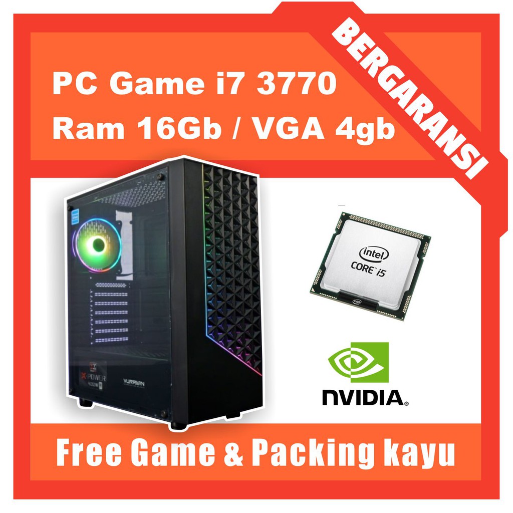 Jual Pc Gaming I Ssd Ram Gb Vga Gb Ddr Ssd Lancar