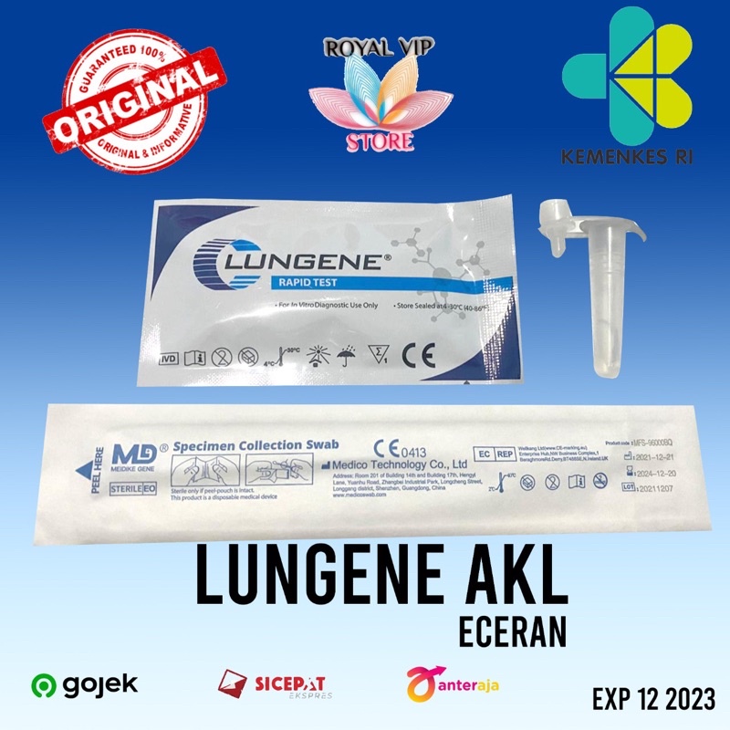 Jual Swab Hidung Mandiri Kit Antigen Lungene Pc Akl Alat Swab