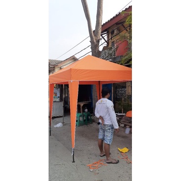 Jual TENDA CAFEE BAZAR UKURAN 2x2 FULL SET SISTEM BONGKAR PASANG