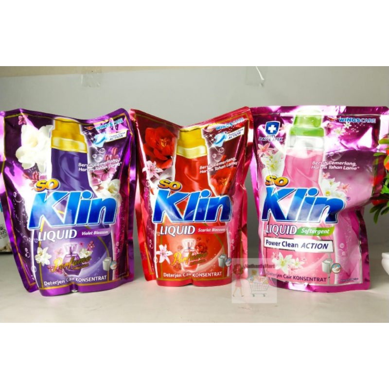 Jual So Klin Liquid Ml Soklin Deterjen Cair Ml All Varian