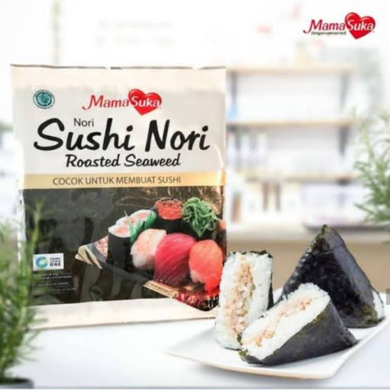 Jual Mama Suka Sushi Nori Roasted Seaweed Shopee Indonesia