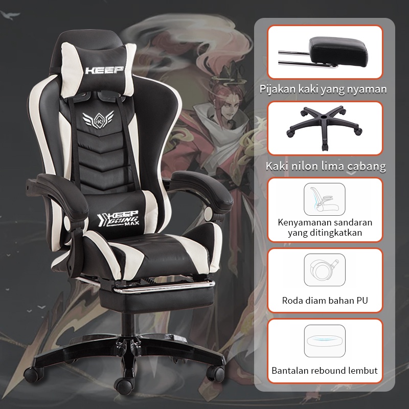 Jual Keep Going Max Kursi Gaming Gaming Chair Kursi Santai Kursi