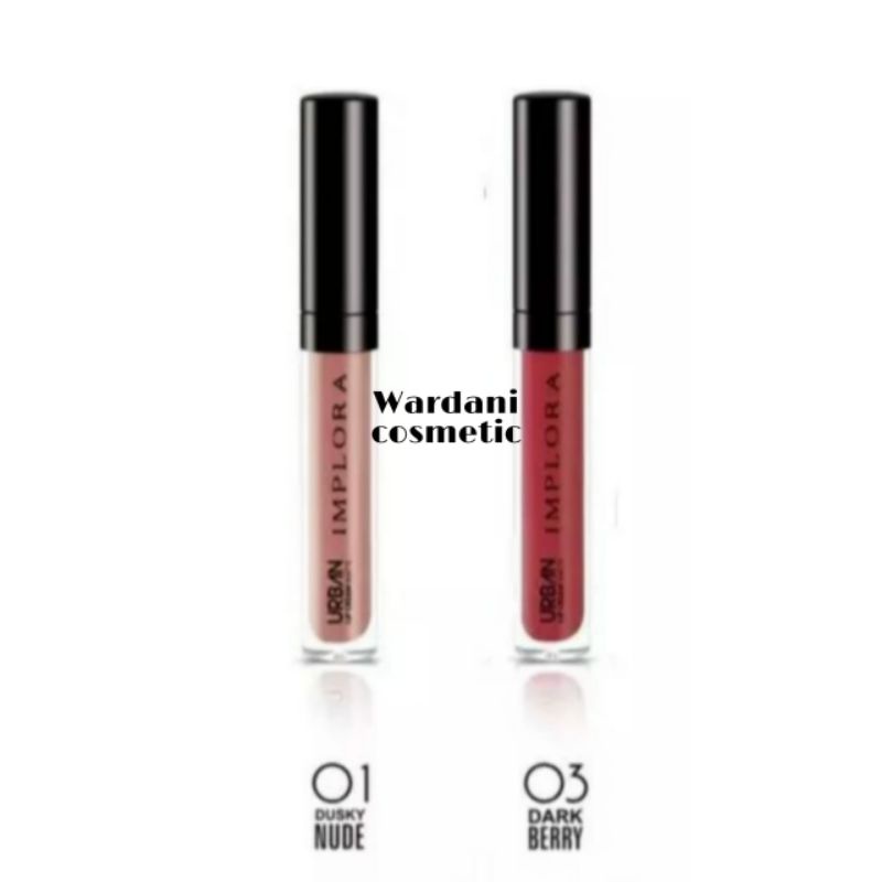 Jual Ombre Lips Implora Urban Lipcream Matte No 01 Dusky Nude 03 Dark