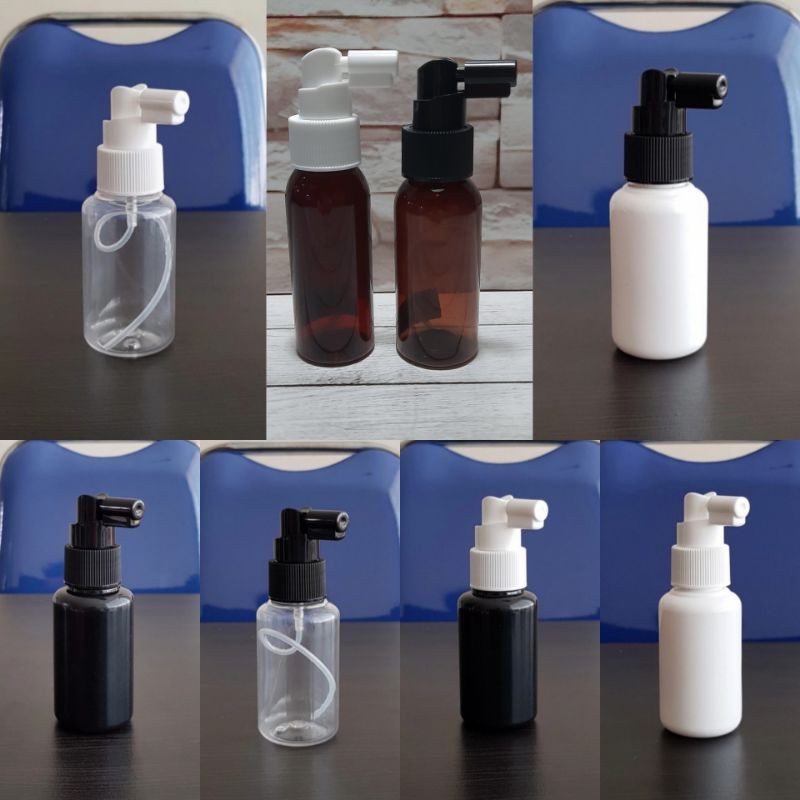 Jual Botol Spray 60ml Botol Spray 60 Ml Tutup Spray Long Nozzle Hitam