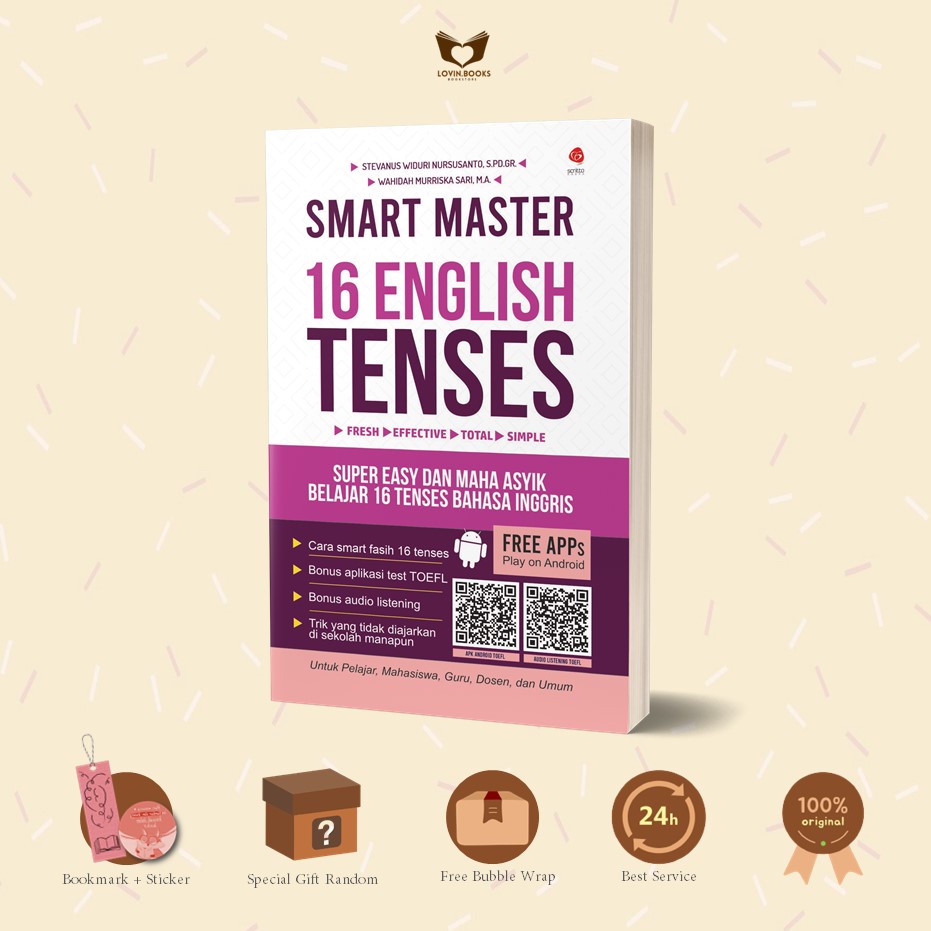 Jual Buku Smart Master 16 English Tenses Super Easy Dan Maha Asyik