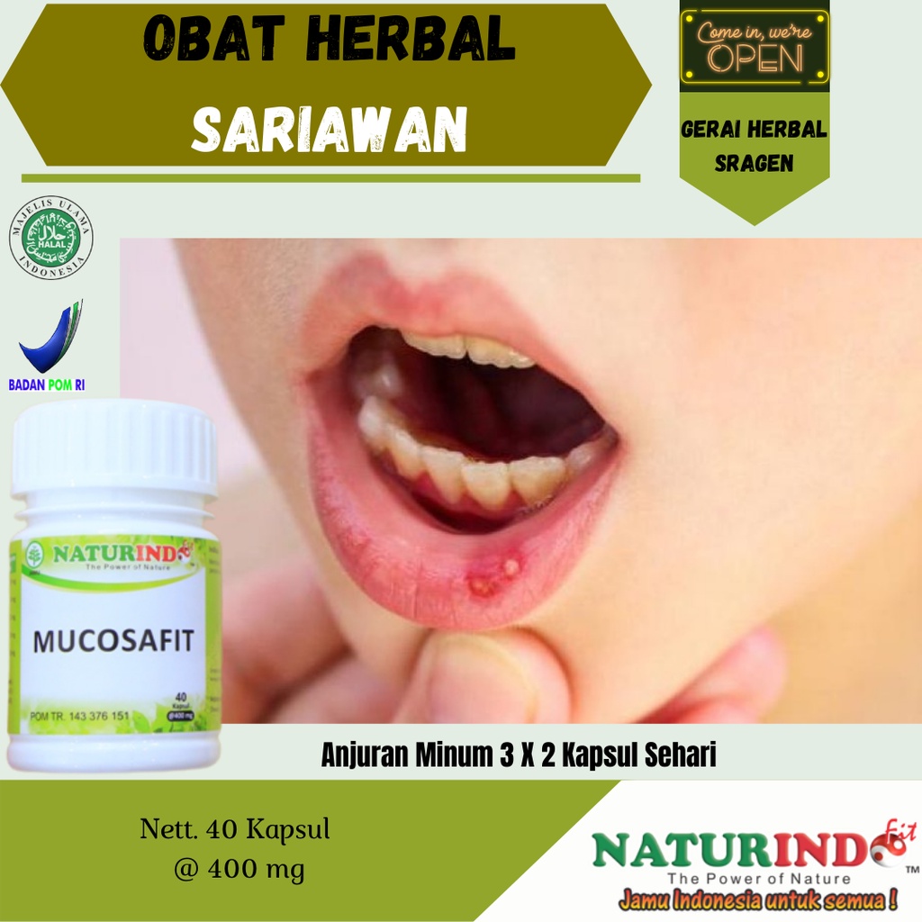 Jual Obat Herbal Sariawan Mulut Lidah Bibir Kering Pecah Pecah Gom