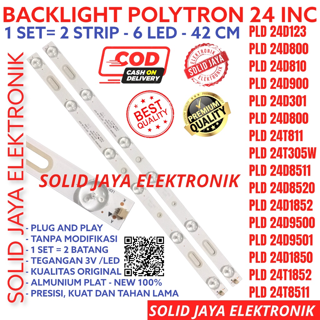 Jual Backlight Tv Led Polytron Inc Pld D Pld D Pld D