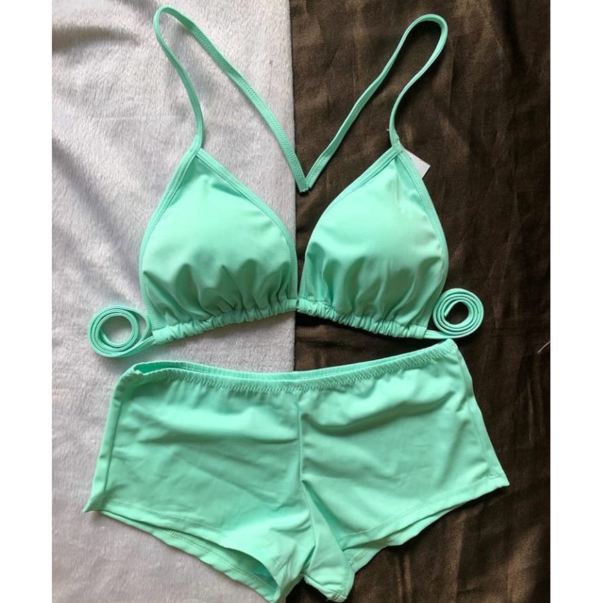 Jual Bikini Celana Boxer Warna Hijau Mint Bikini Bali Bikini Murah